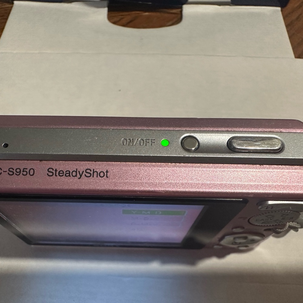 Sony Cyber-shot PINK DSC-S950 Original box manual battery charger bag PARTS ONLY - Picture 11 of 16